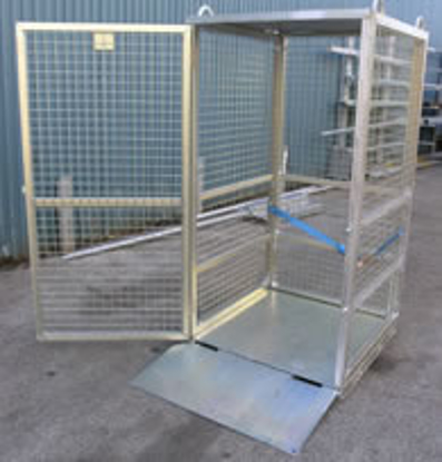 Picture of Gas Cylinder Storage Cage with Ramp (Flat Packed) - Perth
