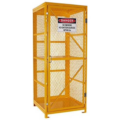Picture of Gas Bottle Storage Cage 8 Forklift Cylinders